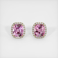 7.48 Ct.Tw. Gemstone Earrings, 14K Yellow Gold 1