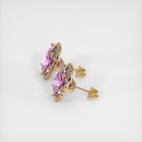 7.48 Ct.Tw. Gemstone Earrings, 14K Yellow Gold 3