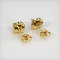 <span>0.52</span>&nbsp;<span class="tooltip-light">Ct.Tw.<span class="tooltiptext">Total Carat Weight</span></span> Gemstone Earrings, 14K Yellow Gold 4