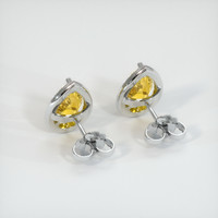 <span>3.23</span>&nbsp;<span class="tooltip-light">Ct.Tw.<span class="tooltiptext">Total Carat Weight</span></span> Sapphire Earrings, 14K White Gold 4