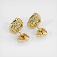 <span>3.00</span>&nbsp;<span class="tooltip-light">Ct.Tw.<span class="tooltiptext">Total Carat Weight</span></span> Sapphire Earrings, 18K Yellow Gold 4
