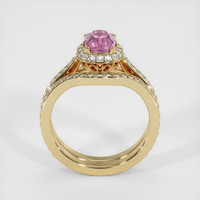 1.29 Ct. Sapphire Ring, 18K Yellow Gold 3