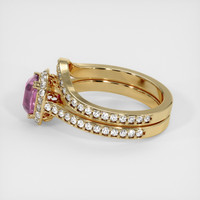 1.29 Ct. Sapphire Ring, 18K Yellow Gold 4