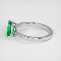 1.48 Ct. Emerald Ring, Platinum 950 4