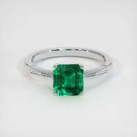 1.80 Ct. Emerald Ring, Platinum 950 1