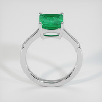 2.40 Ct. Emerald Ring, Platinum 950 3