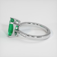 2.40 Ct. Emerald Ring, Platinum 950 4