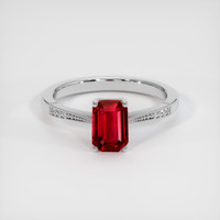 1.46 Ct. Ruby Ring, Platinum 950 1