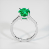 3.00 Ct. Emerald Ring, Platinum 950 3