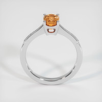 1.36 Ct. Orangish Brown Sapphire Ring, 10K White Gold 3