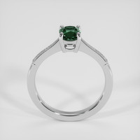 0.78 Ct. Green Sapphire Ring, 10K White Gold 3