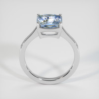 5.04 Ct. Sapphire Ring, 14K White Gold 3