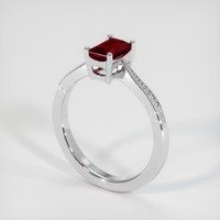 1.45 Ct. Ruby Ring, 14K White Gold 2