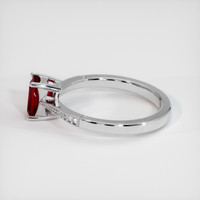 1.45 Ct. Ruby Ring, 14K White Gold 4