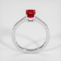 1.46 Ct. Ruby  Ring - 14K White Gold