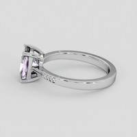 2.34 Ct. Purple Sapphire Ring, 14K White Gold 4