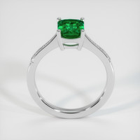 1.37 Ct. Emerald Ring, 18K White Gold 3