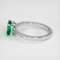 2.02 Ct. Emerald Ring, 18K White Gold 4