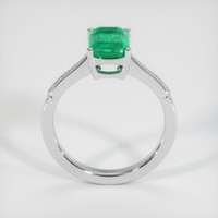 1.41 Ct. Emerald Ring, 18K White Gold 3