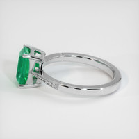 1.41 Ct. Emerald Ring, 18K White Gold 4