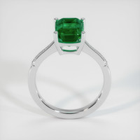 2.69 Ct. Emerald Ring, 18K White Gold 3