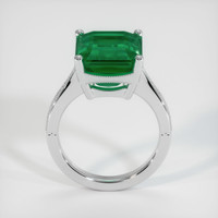 7.62 Ct. Emerald Ring, 18K White Gold 3