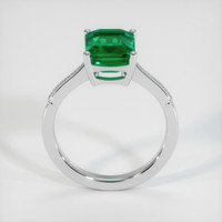 2.85 Ct. Emerald Ring, 18K White Gold 3