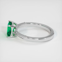 1.80 Ct. Emerald Ring, 18K White Gold 4