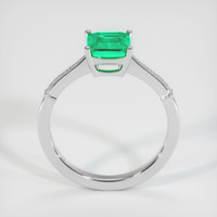 2.15 Ct. Emerald Ring, 18K White Gold 3