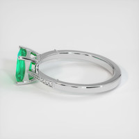 2.15 Ct. Emerald Ring, 18K White Gold 4