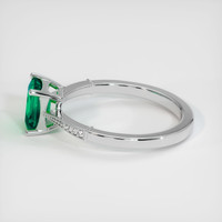 2.07 Ct. Emerald Ring, 18K White Gold 4