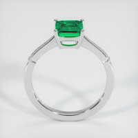 1.85 Ct. Emerald Ring, 18K White Gold 3