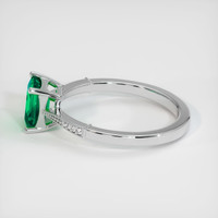 1.48 Ct. Emerald Ring, 18K White Gold 4