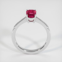 1.08 Ct. Ruby Ring, 18K White Gold 3