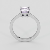 2.34 Ct. Purple Sapphire Ring, 18K White Gold 3
