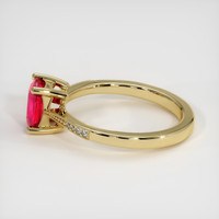 1.70 Ct. Ruby Ring, 14K Yellow Gold 4