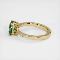 1.63 Ct. Green Sapphire Ring, 14K Yellow Gold 4