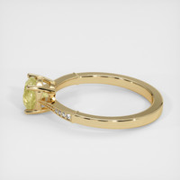 1.03 Ct. Yellow Sapphire Ring, 14K Yellow Gold 4
