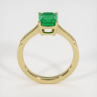 1.56 Ct. Emerald Ring, 18K Yellow Gold 3