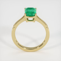 1.41 Ct. Emerald Ring, 18K Yellow Gold 3