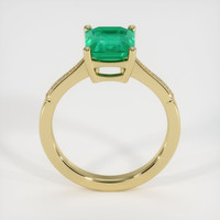 1.89 Ct. Emerald Ring, 18K Yellow Gold 3