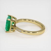 1.89 Ct. Emerald Ring, 18K Yellow Gold 4