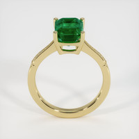 2.69 Ct. Emerald Ring, 18K Yellow Gold 3