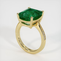 Emerald Ring 7.62 Ct. 18K Yellow Gold Preview