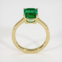 2.85 Ct. Emerald Ring, 18K Yellow Gold 3