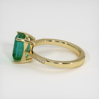 2.94 Ct. Emerald Ring, 18K Yellow Gold 4