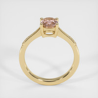 1.08 Ct. Padparadscha Sapphire Ring, 18K Yellow Gold 3