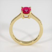 1.70 Ct. Ruby Ring, 18K Yellow Gold 3