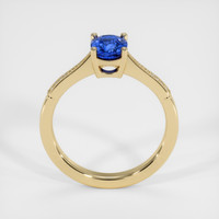 1.20 Ct. Blue Sapphire Ring, 18K Yellow Gold 3