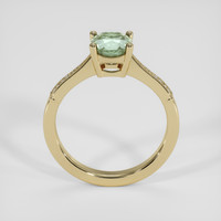 1.34 Ct. Green Sapphire Ring, 18K Yellow Gold 3